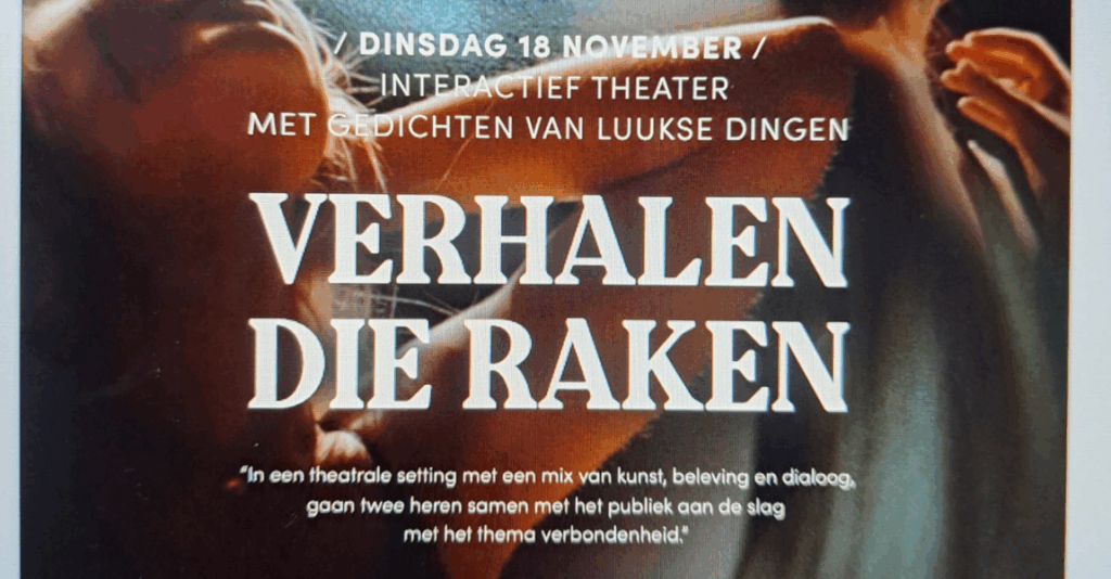 🎭 Theatershow: Verhalen die Raken (Dinsdag 18 nov 2025, 18+)