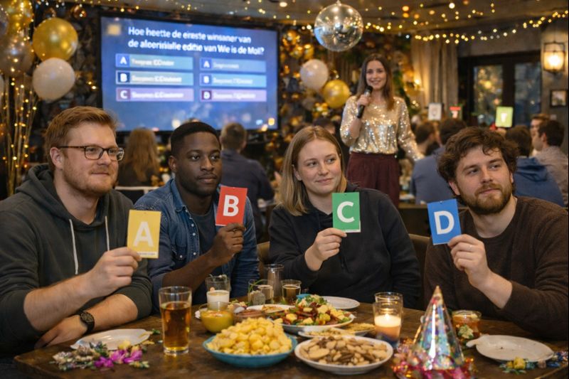 🎉 Nieuwjaarspubquiz met Prijzen – Tilburg & Online (Zaterdag 17 januari 2026, 18+)