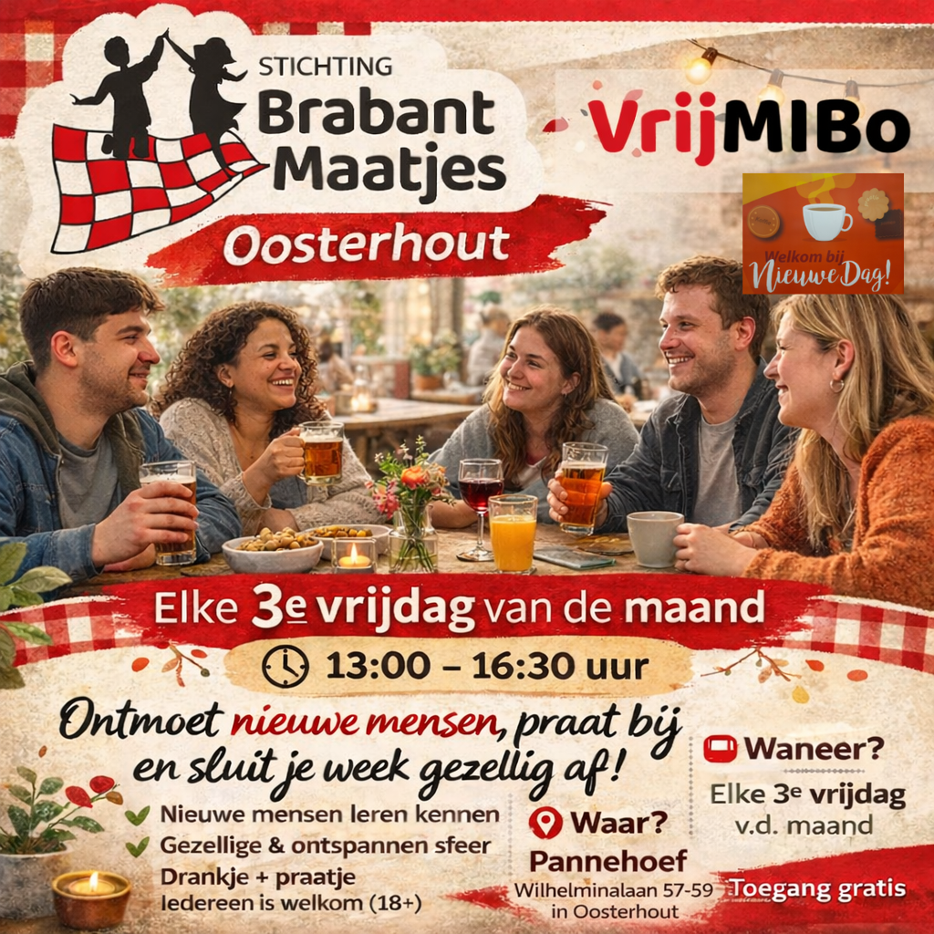 VrijMiBo Oosterhout 20 maart 2026 | 18+
