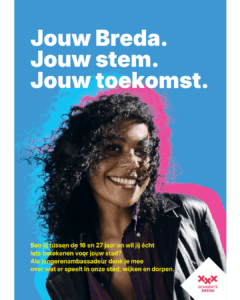 Jongerenfestival Breda flyer met datum 11 december 2025 en locatie Pier15 Breda