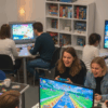 Videogame Avond Tilburg – deelnemers spelen Mario Kart en Smash Bros