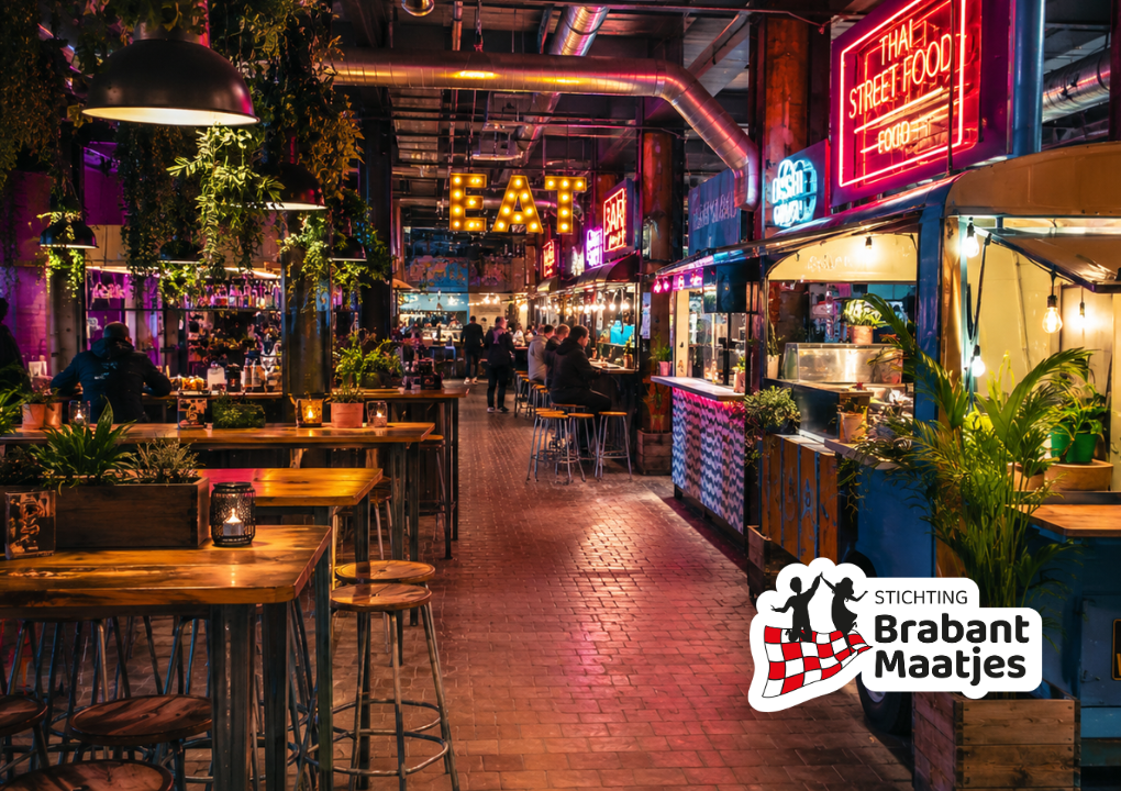 Uit eten bij Down Town Gourmet Market Eindhoven (Zaterdag 25 juli 2026, 18+)