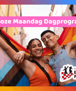 🌈 Roze Maandag Dagprogramma Tilburg – Film, Quiz & Pride Walk  (ma. 20 juli 2026) 18+