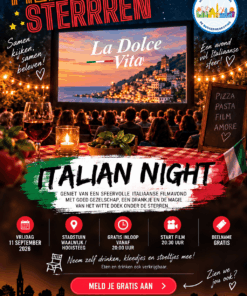 Films onder de Sterren – Italian Night (Vrijdag 11 september 2026 | 18+)