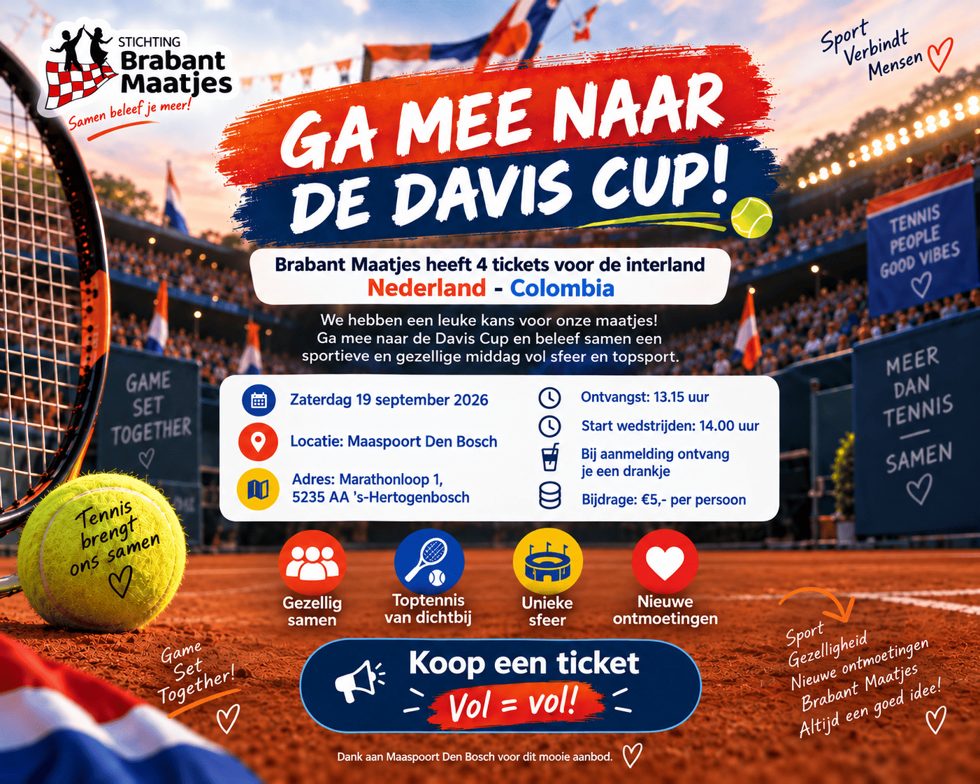 Ga mee naar de Davis Cup!
